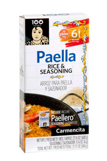 Paella Rice 600 g + Paella Seasoning 4 g