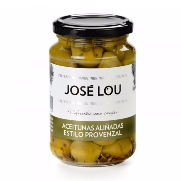Marinated Green Provenzal Olives with Pits