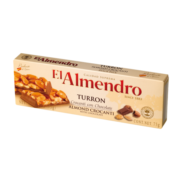Almond Crocanti Turron with Chocolate